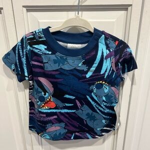 NWT Disney LILO & Stitch matching shorts pajama set